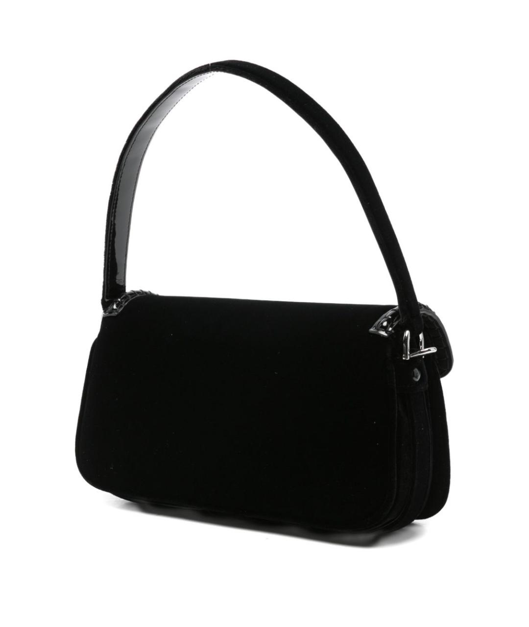 EMPORIO ARMANI Черная синтетическая сумка через плечо, фото 4