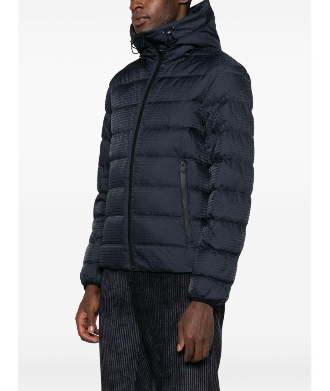 EMPORIO ARMANI Синяя полиамидовая куртка, фото 5