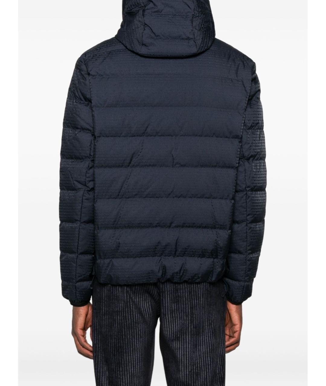 EMPORIO ARMANI Синяя полиамидовая куртка, фото 2