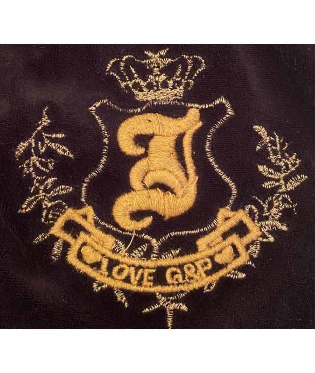JUICY COUTURE Черные хлопко-эластановые спортивные брюки и шорты, фото 2