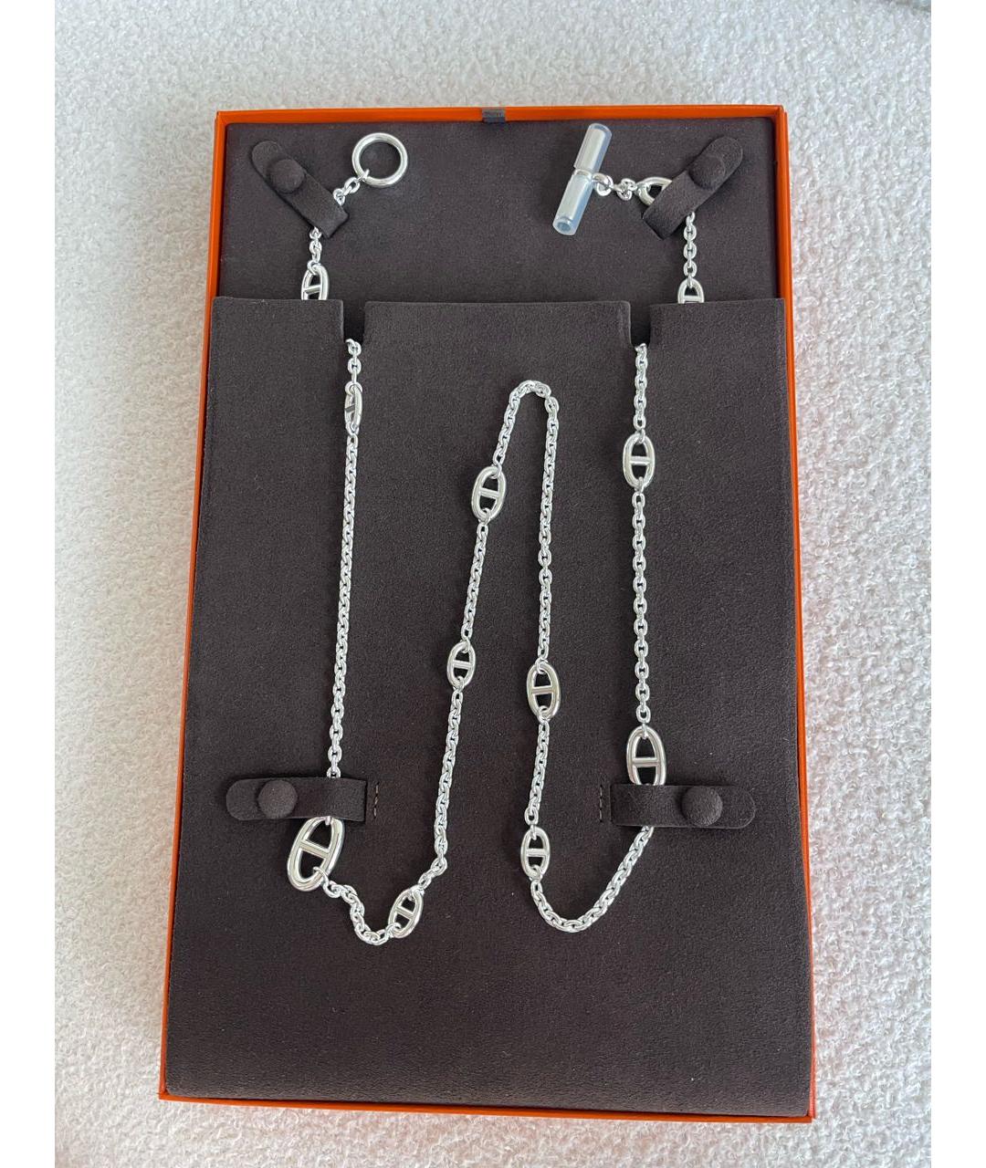 HERMES Серебряная серебряная цепочка, фото 3