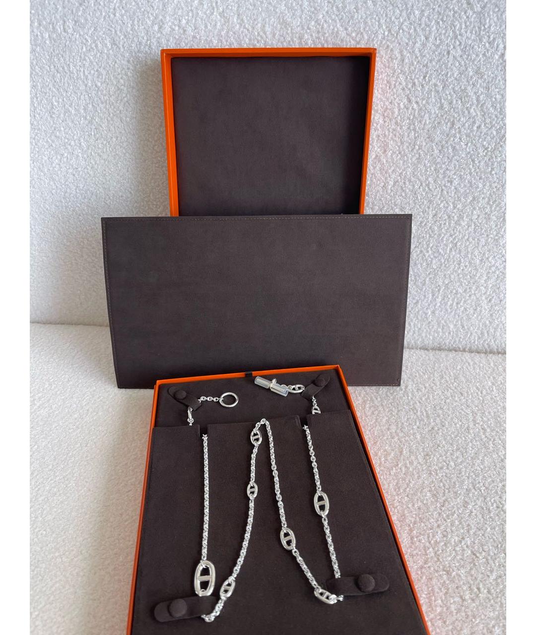 HERMES Серебряная серебряная цепочка, фото 7