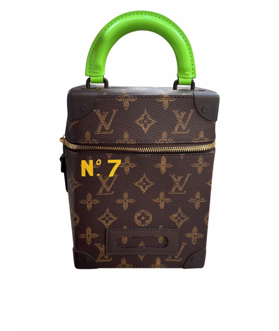 LOUIS VUITTON Коричневая сумка с короткими ручками, фото 1