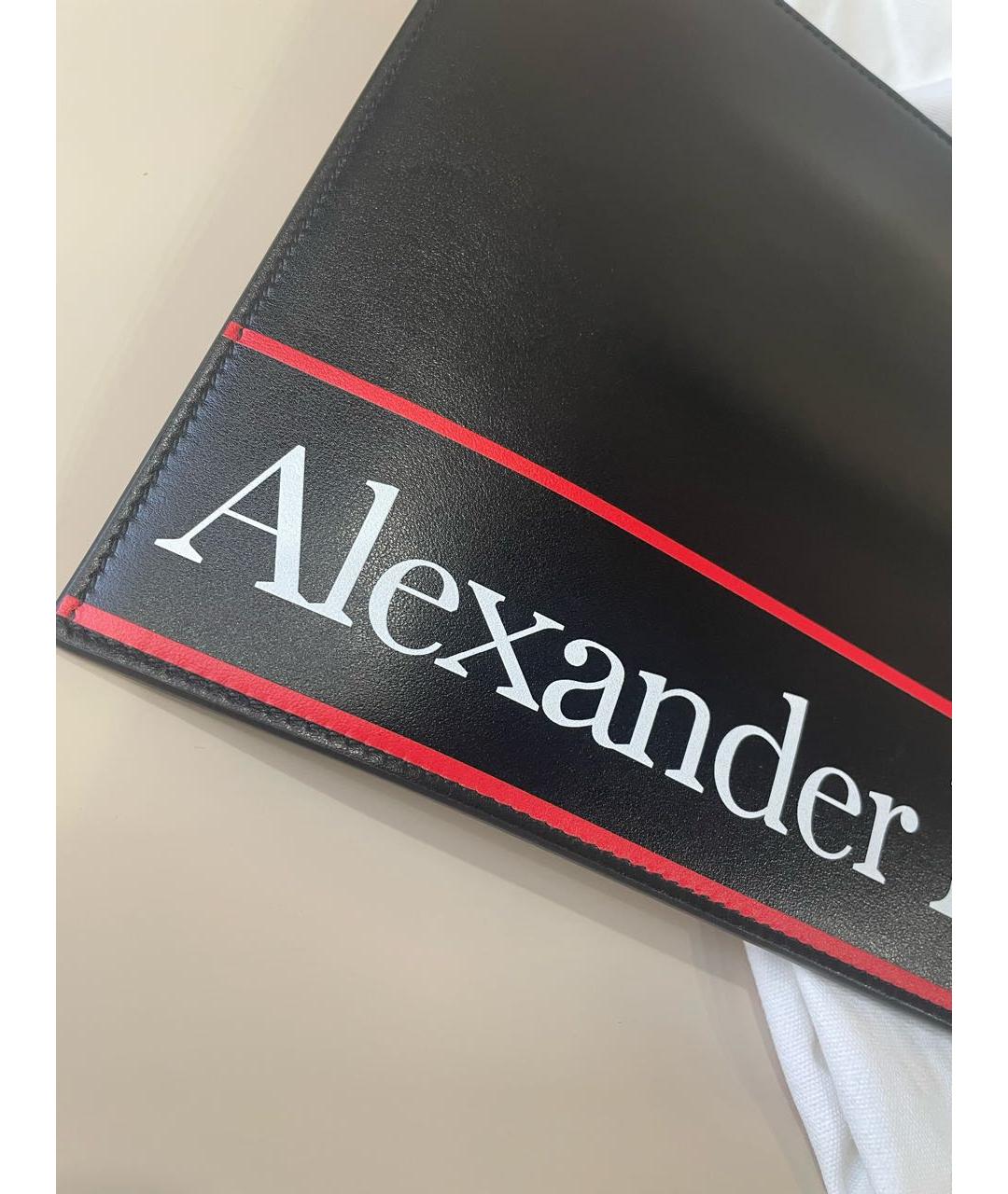 ALEXANDER MCQUEEN Черная кожаная папка для документов, фото 3
