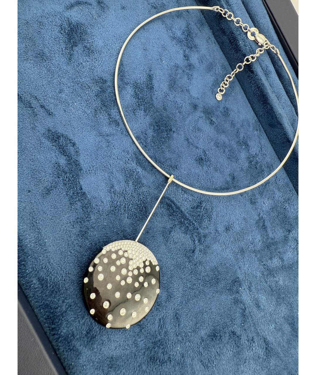 DAMIANI Черная подвеска из белого золота, фото 2