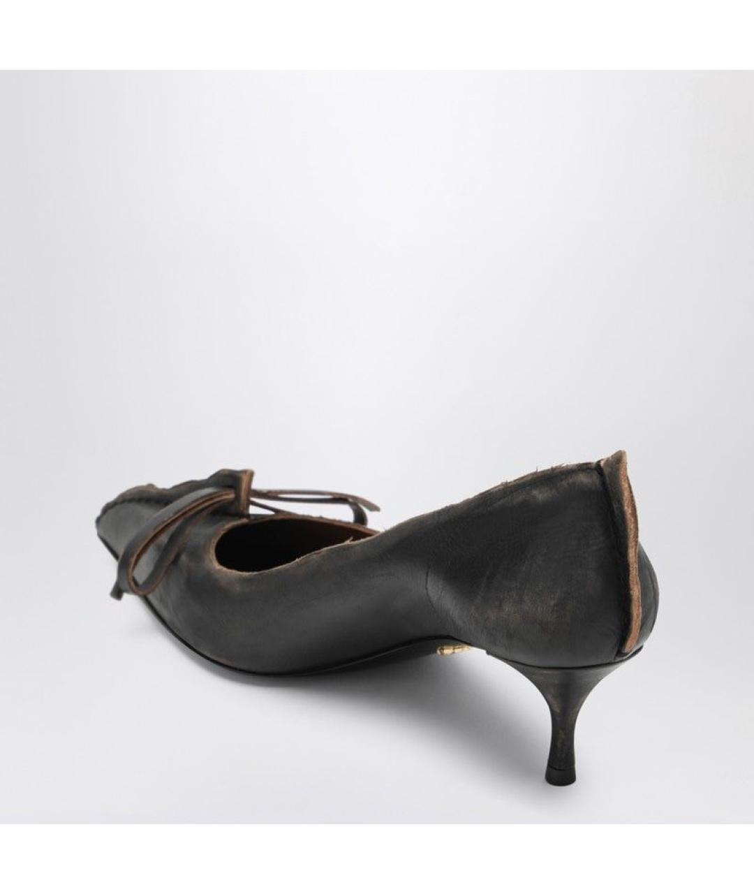 PRADA Мульти кожаные туфли, фото 3