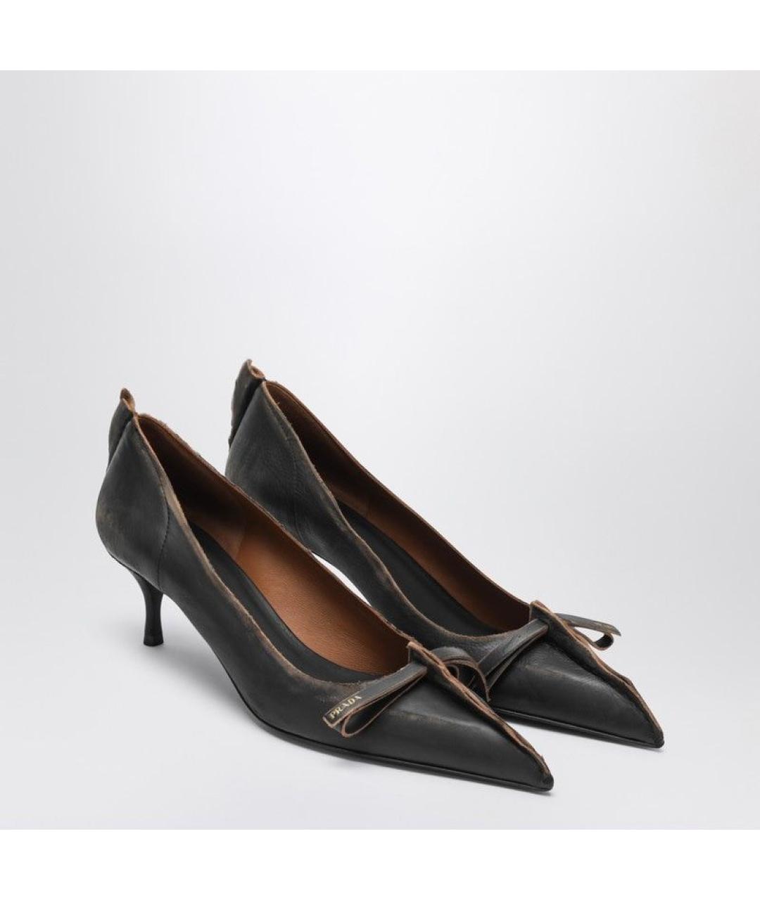 PRADA Мульти кожаные туфли, фото 2