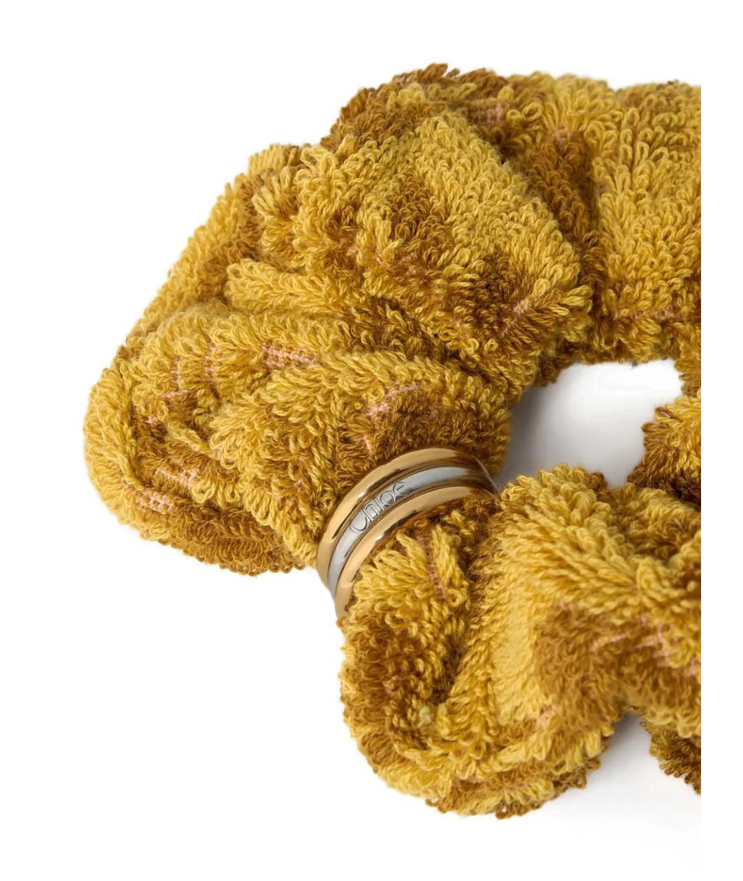 CHLOE Горчичная хлопковая шапка, фото 2