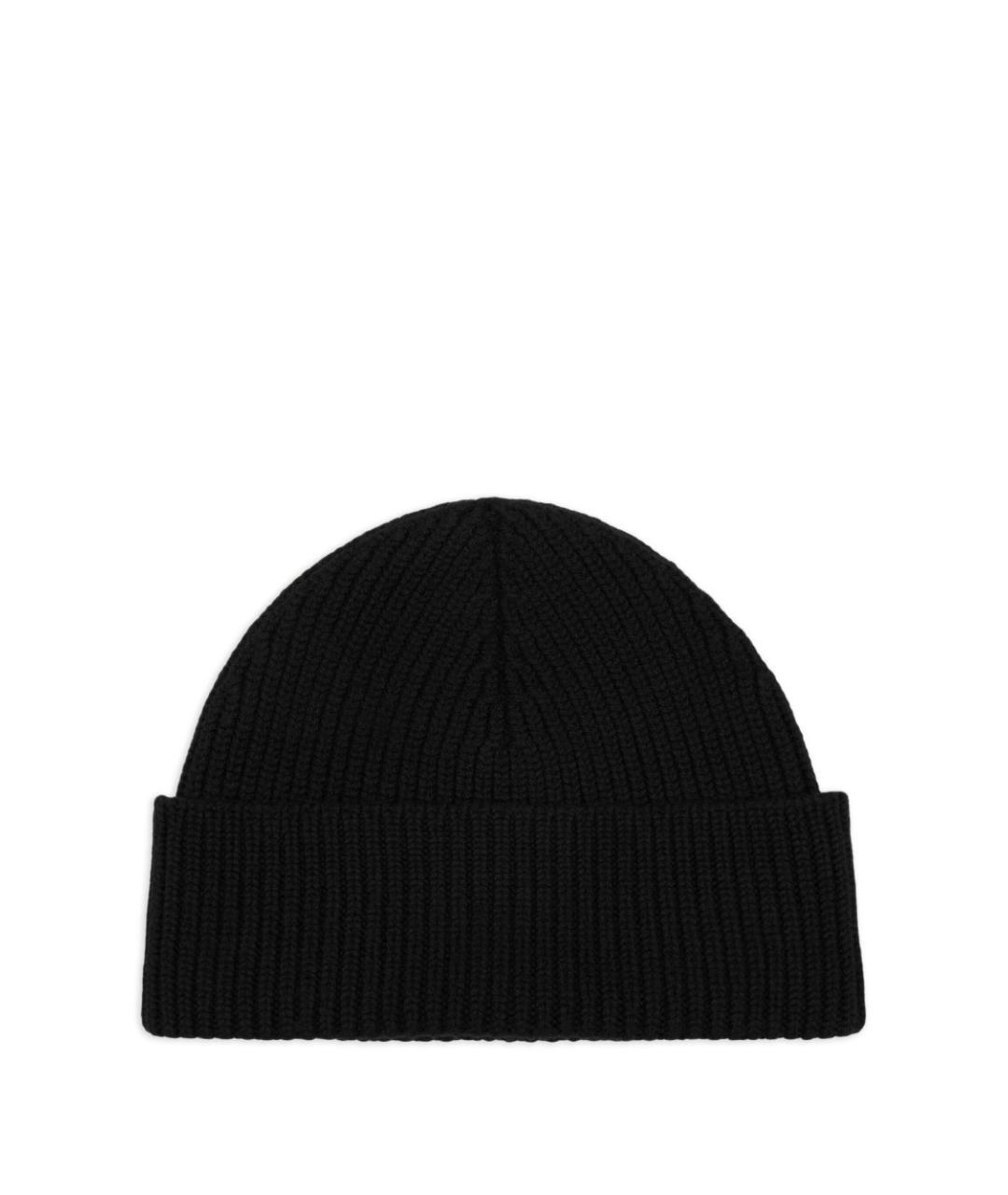 Ami Paris Черная шерстяная шапка, фото 4