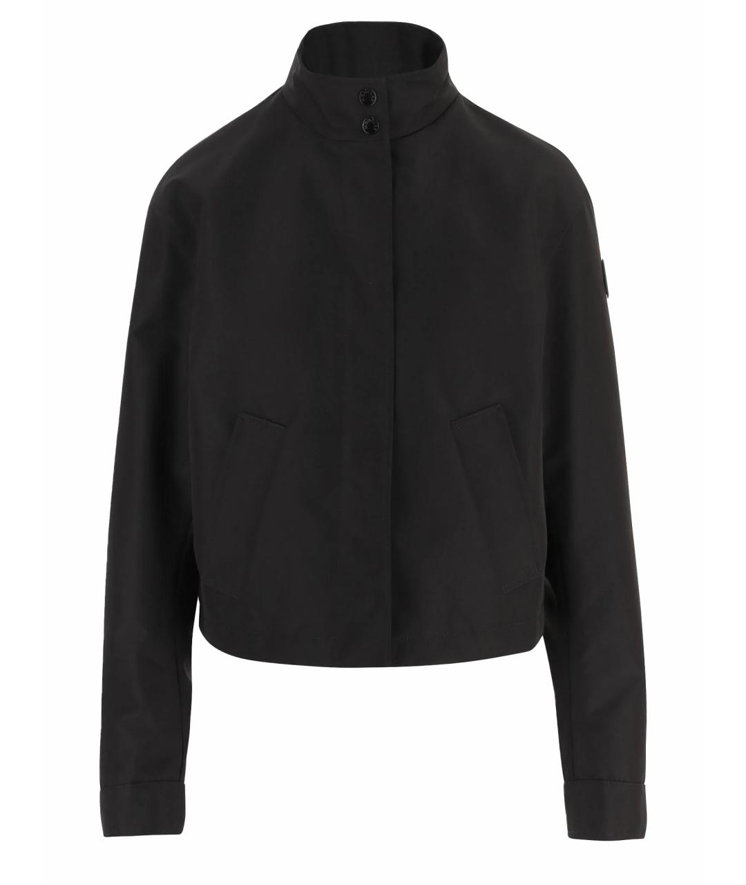 MONCLER Черная полиэстеровая куртка, фото 1