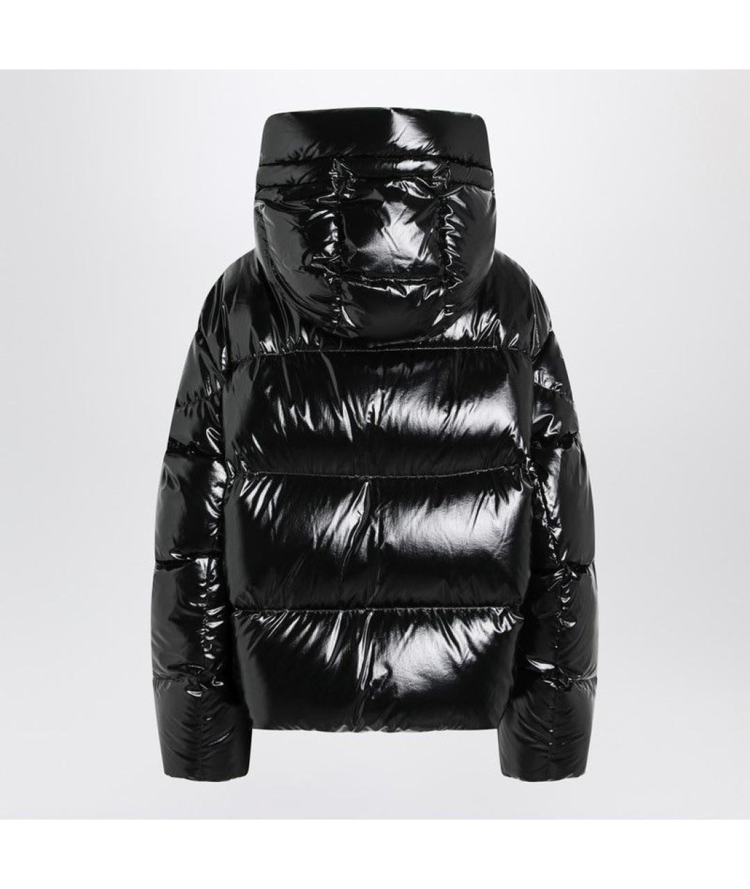 MONCLER Черный полиамидовый пуховик, фото 2
