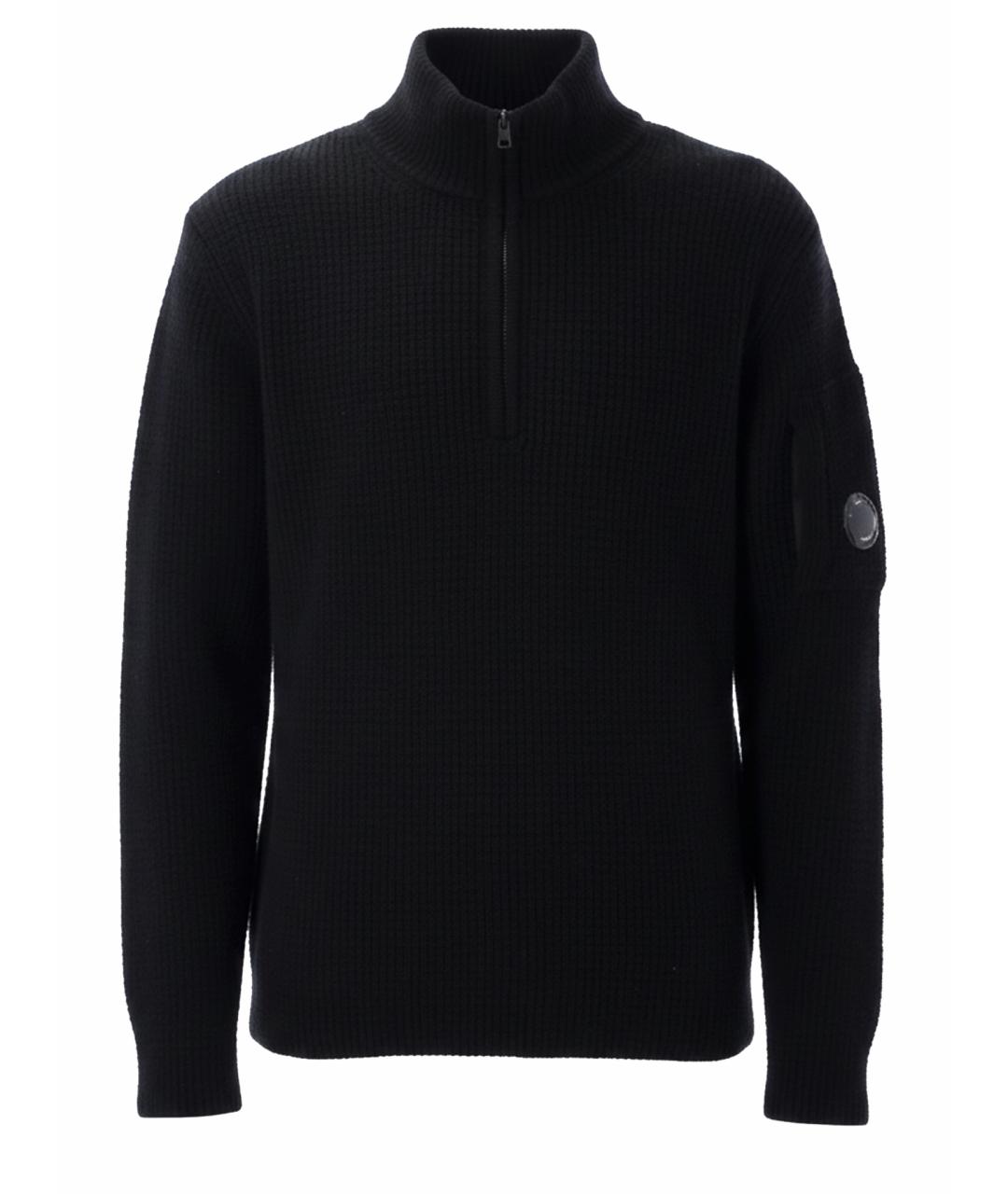 CP COMPANY Черный шерстяной джемпер / свитер, фото 1