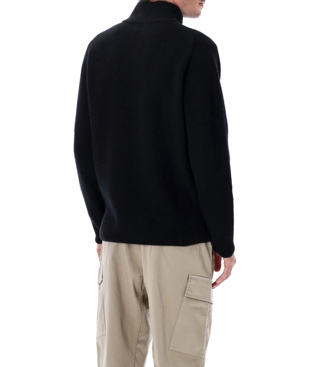 CP COMPANY Черный шерстяной джемпер / свитер, фото 2