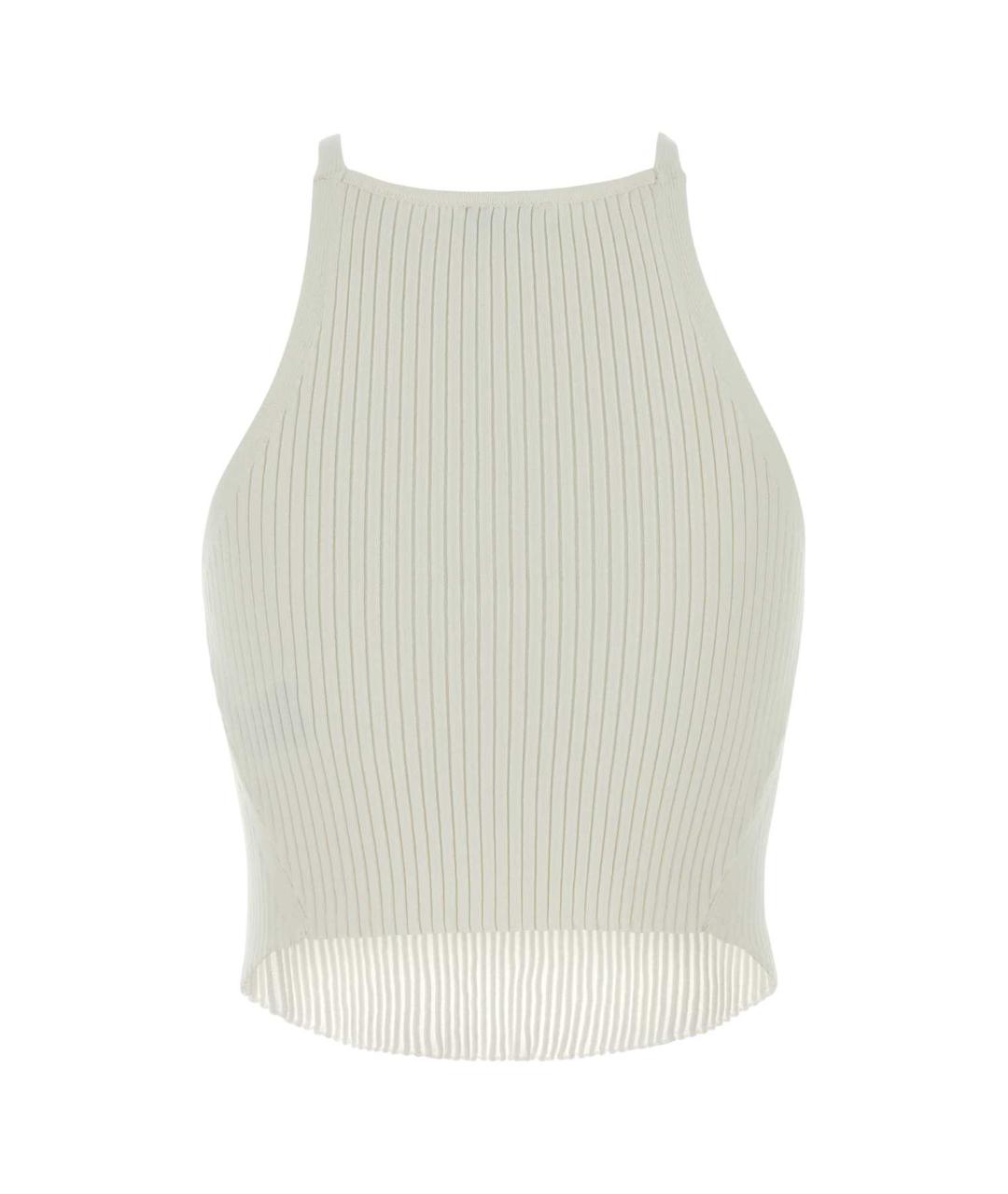 COURREGES Белая вискозная майка, фото 2