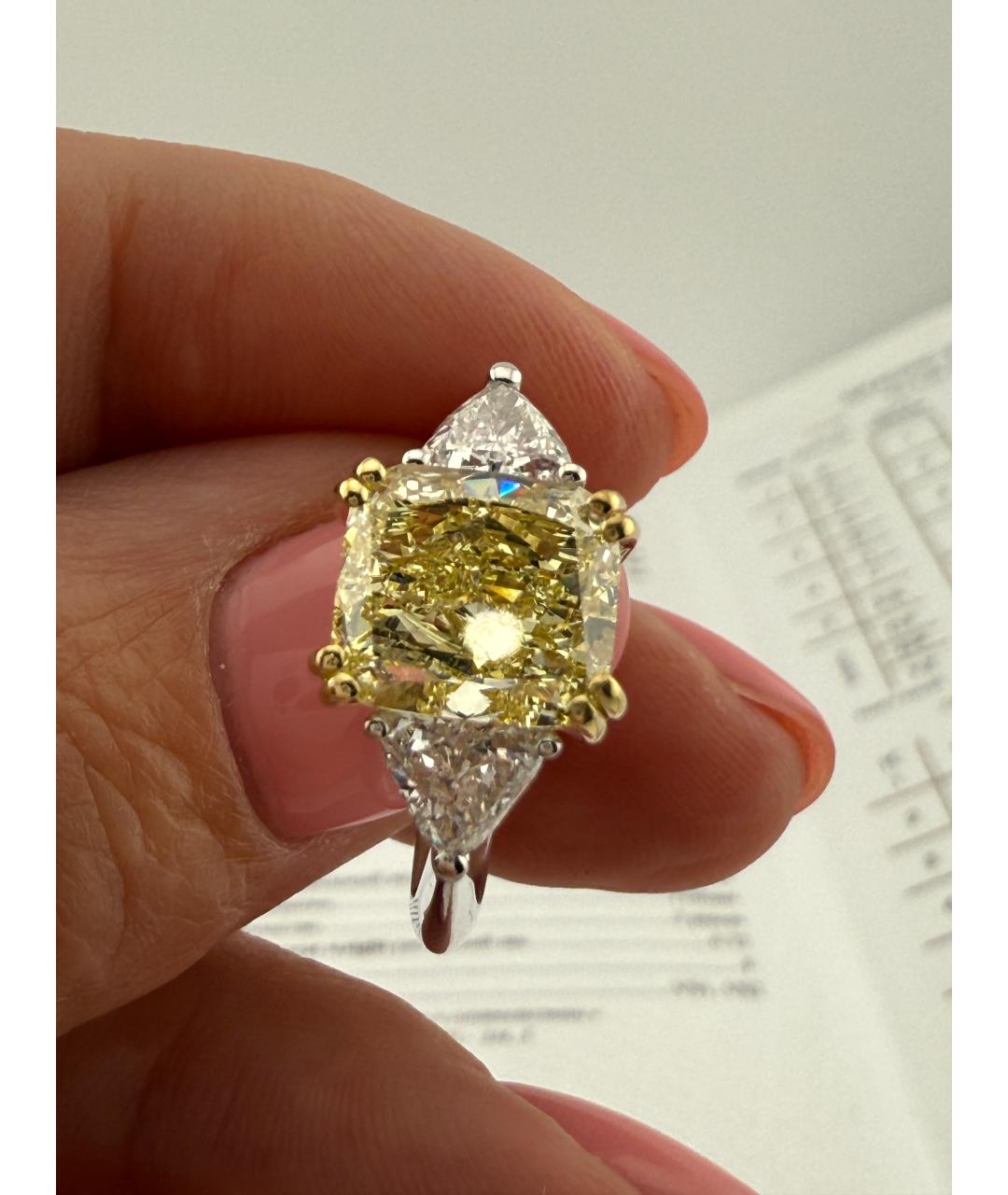 DAMIANI Желтое кольцо из белого золота, фото 6