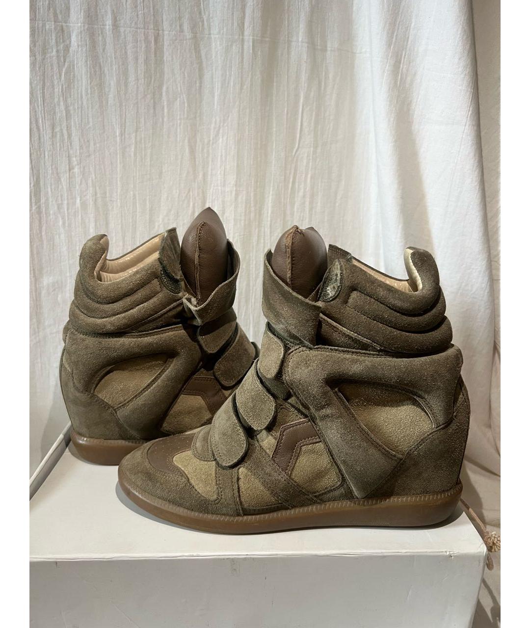 ISABEL MARANT Коричневые кожаные ботинки, фото 7