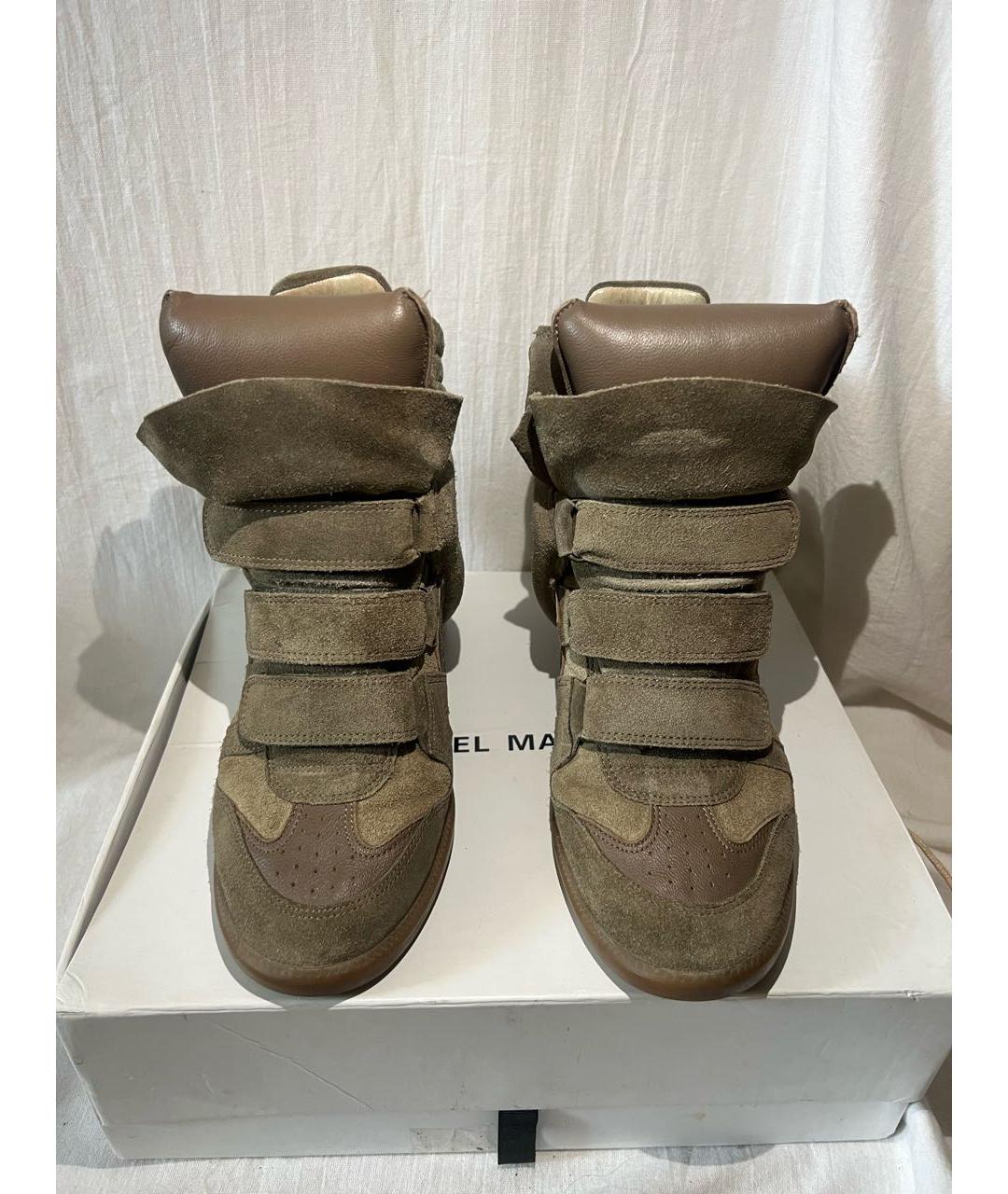 ISABEL MARANT Коричневые кожаные ботинки, фото 3