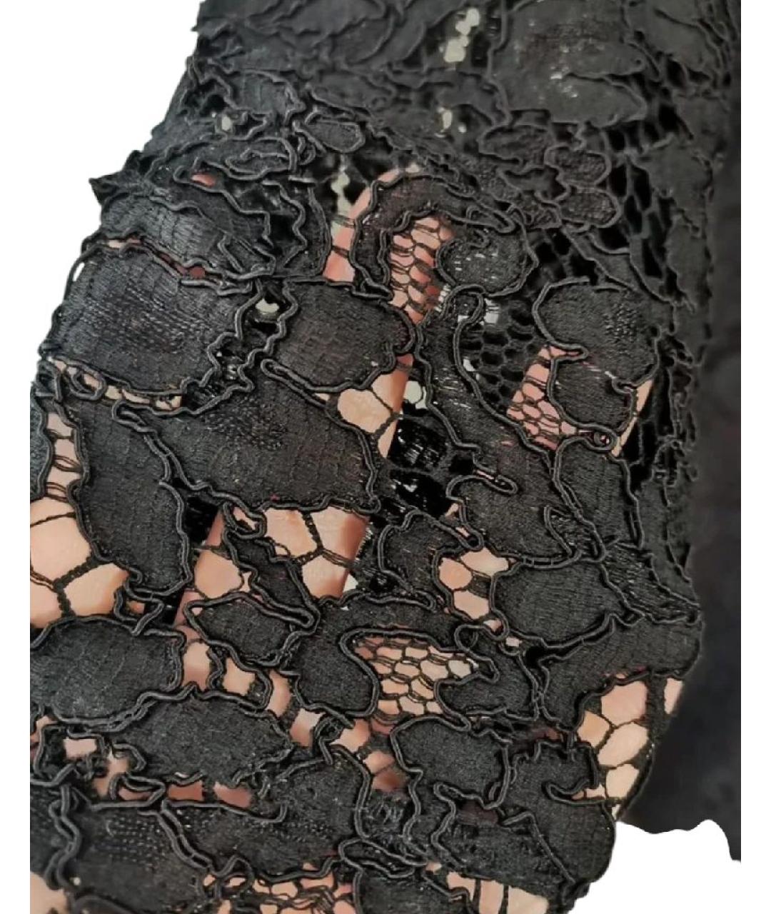 DOLCE&GABBANA Черное вискозное коктейльное платье, фото 6