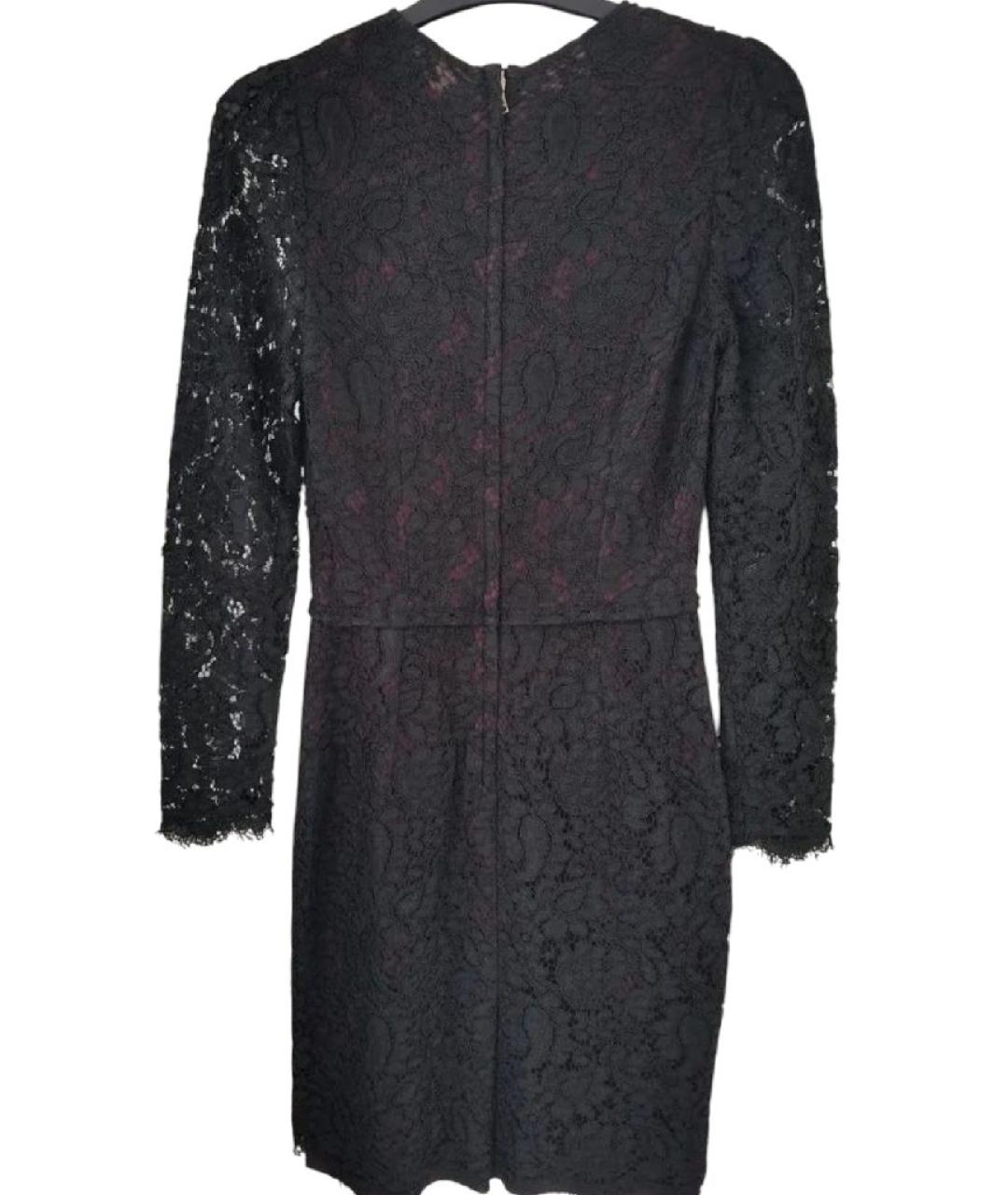 DOLCE&GABBANA Черное вискозное коктейльное платье, фото 2