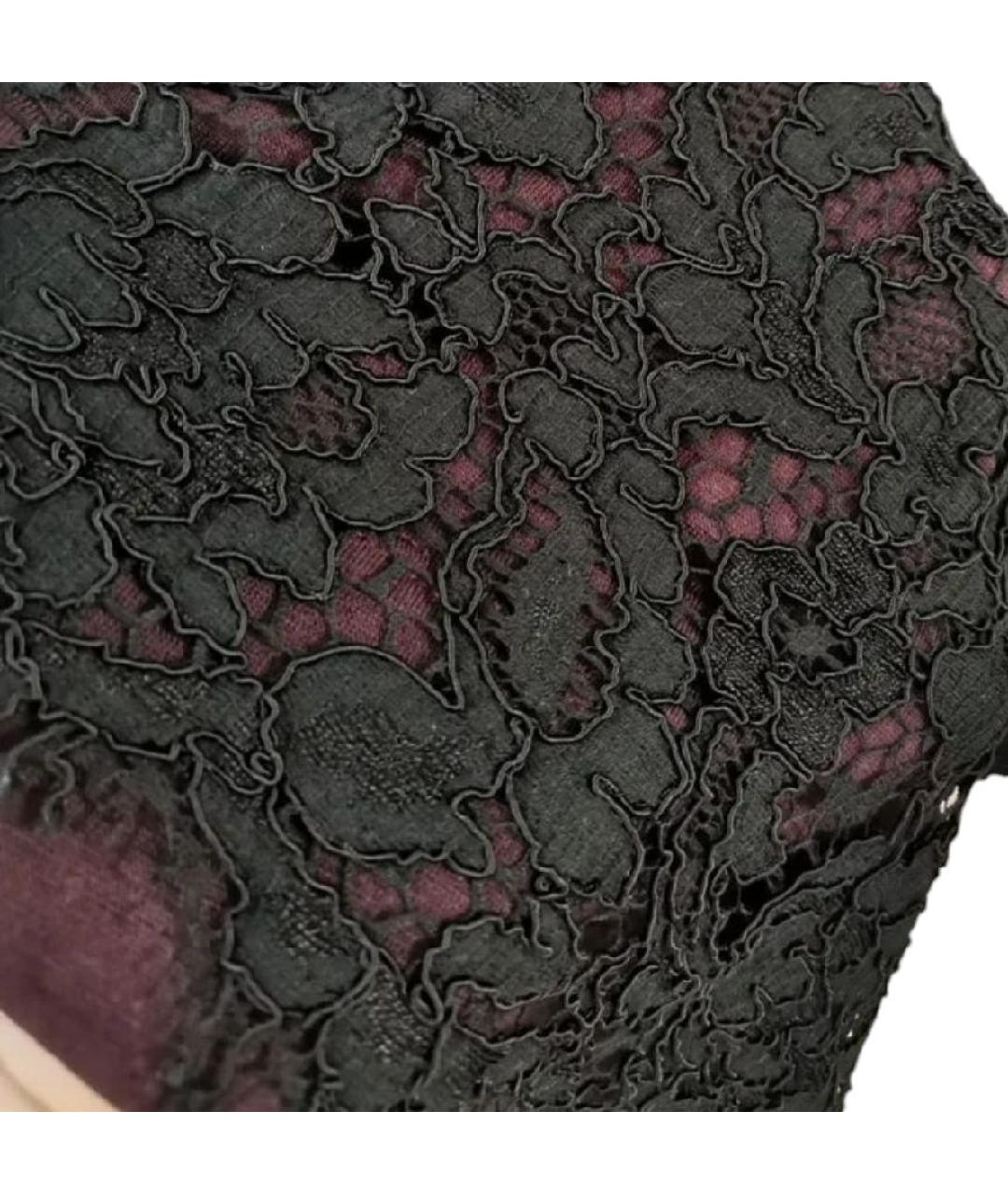 DOLCE&GABBANA Черное вискозное коктейльное платье, фото 5
