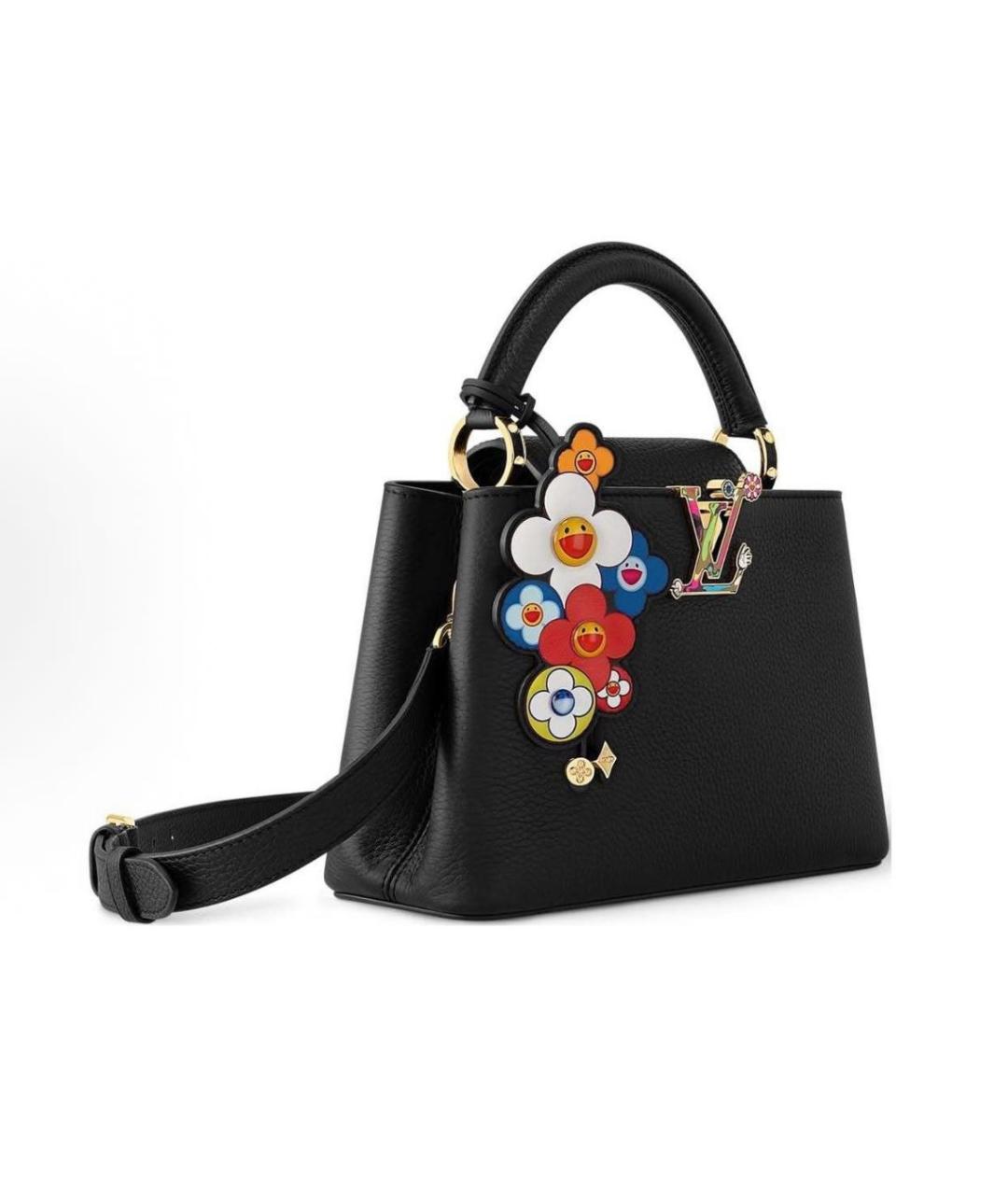 LOUIS VUITTON Черная сумка с короткими ручками, фото 2