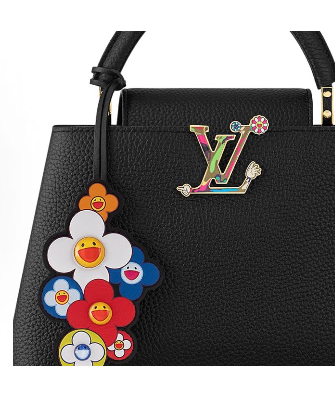 LOUIS VUITTON Черная сумка с короткими ручками, фото 5