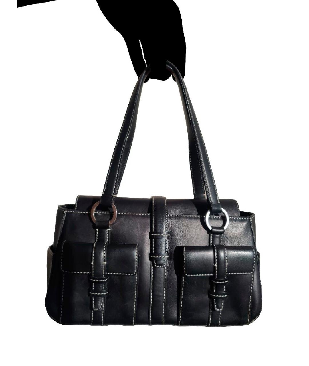 GIVENCHY Черная кожаная сумка с короткими ручками, фото 8