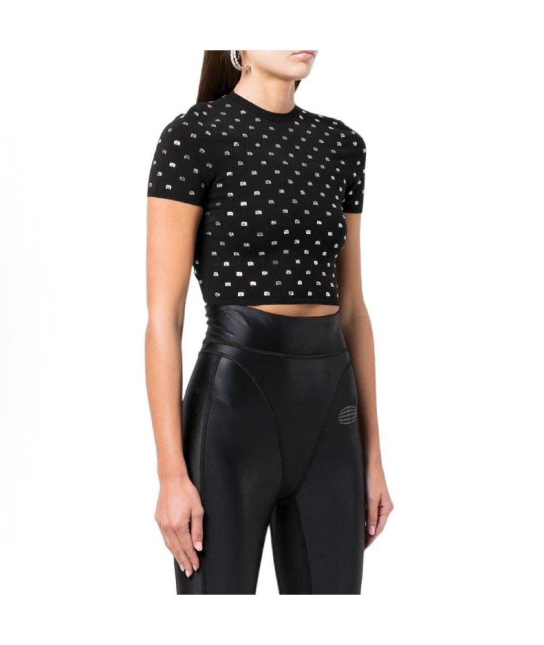 ALEXANDER WANG Черная футболка, фото 4