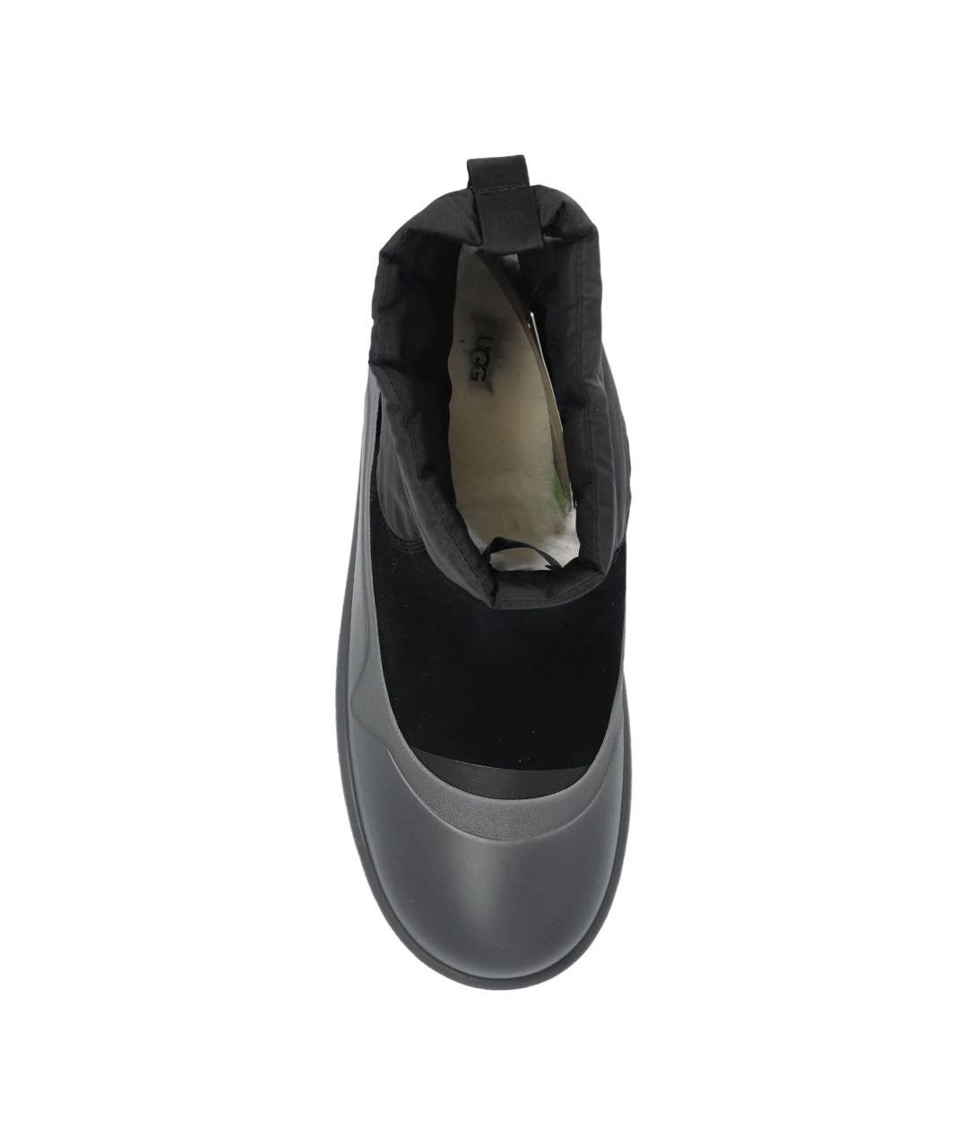 UGG AUSTRALIA Серые резиновые высокие ботинки, фото 2