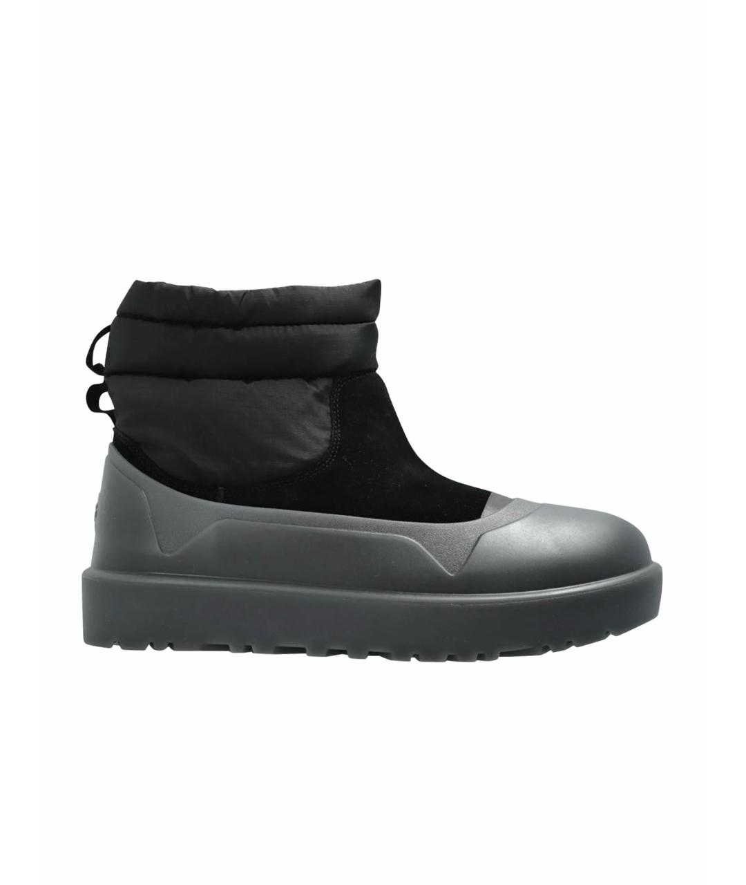 UGG AUSTRALIA Серые резиновые высокие ботинки, фото 1
