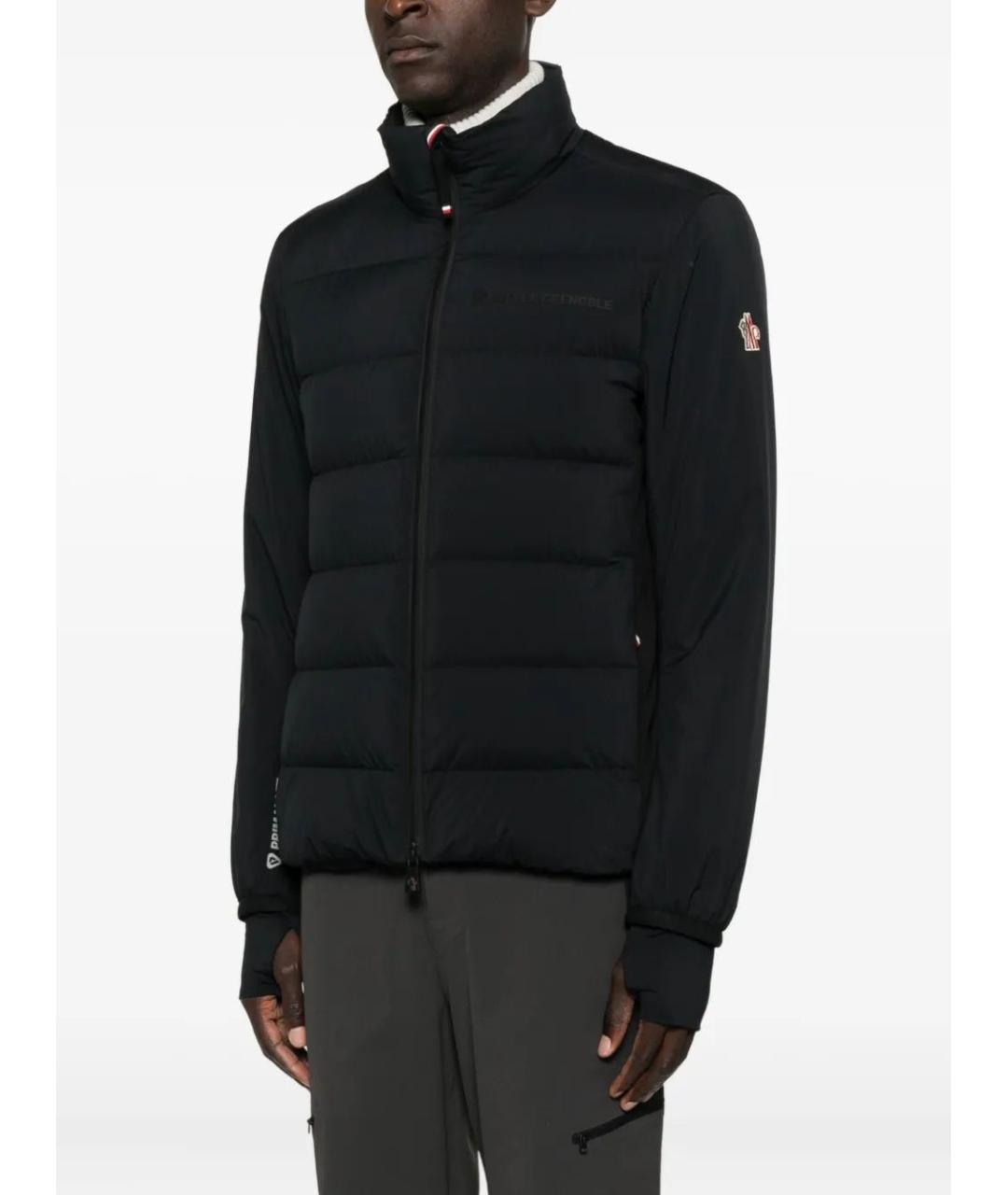 MONCLER Черная полиэстеровая куртка, фото 3