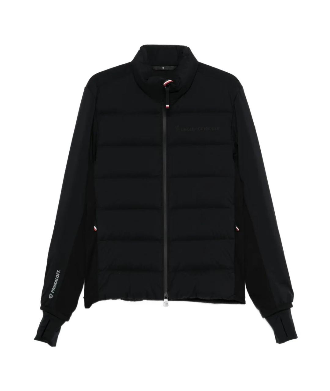 MONCLER Черная полиэстеровая куртка, фото 1