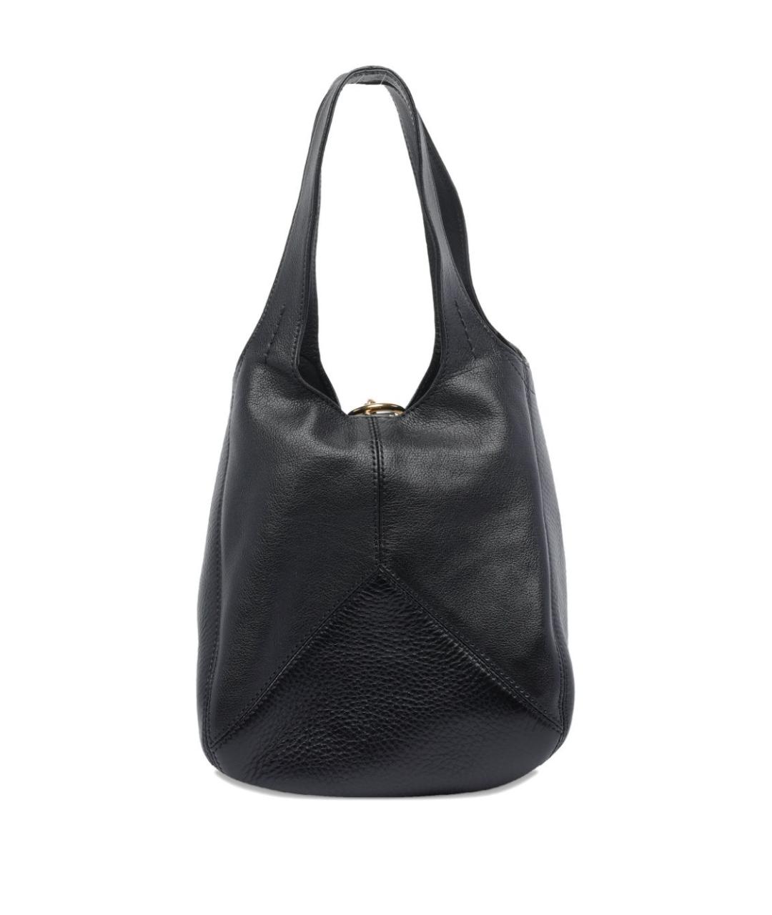 CHLOE Черная кожаная сумка тоут, фото 3