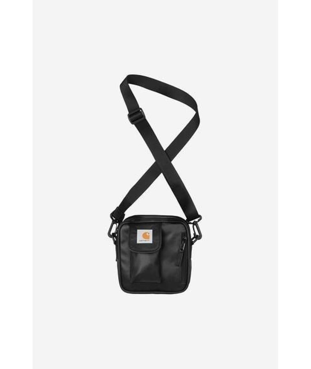 CARHARTT WIP Черная хлопковая сумка на плечо, фото 3