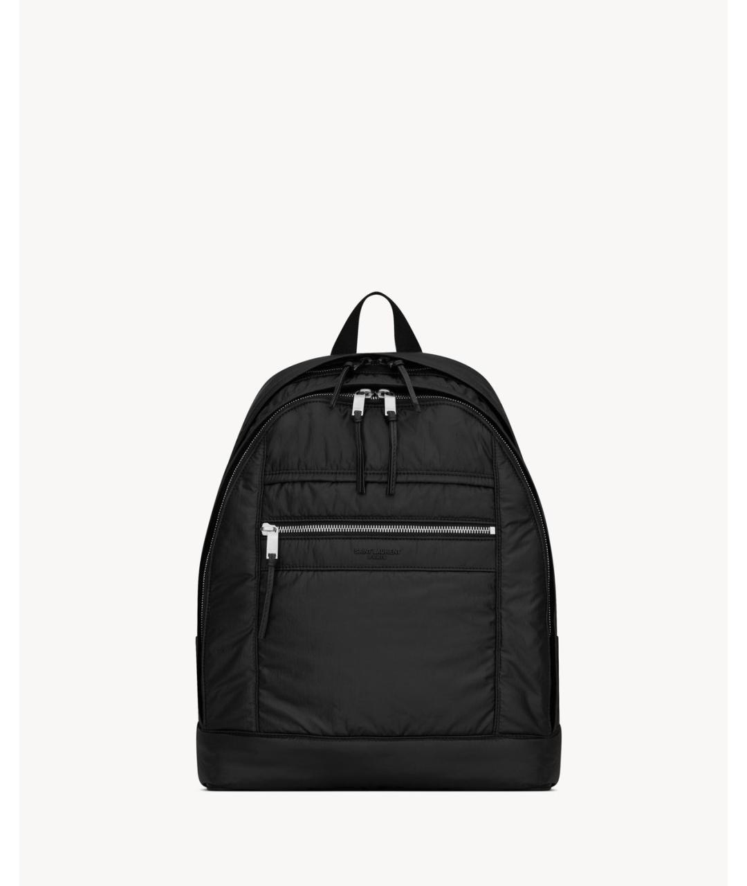 SAINT LAURENT Черный синтетический рюкзак, фото 5