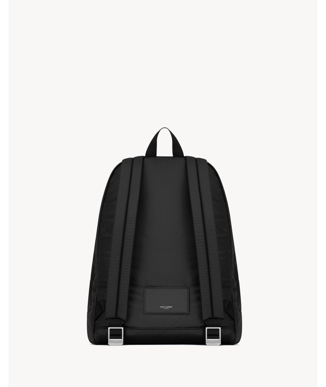 SAINT LAURENT Черный синтетический рюкзак, фото 2