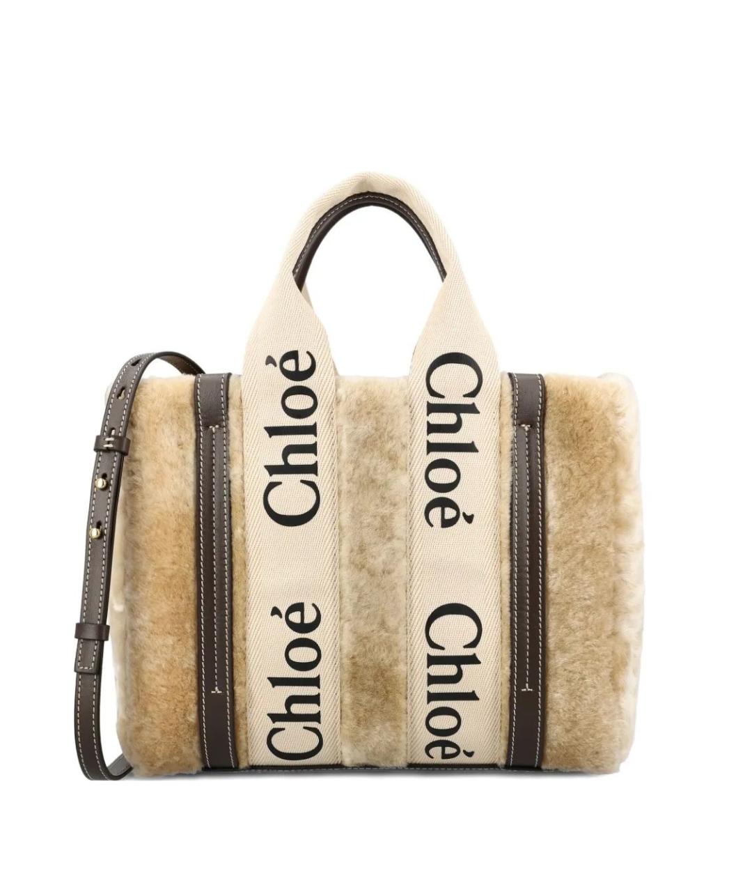 CHLOE Бежевая сумка тоут, фото 1