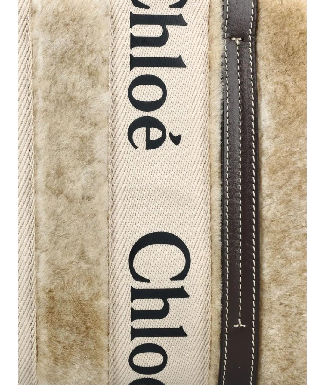 CHLOE Бежевая сумка тоут, фото 4