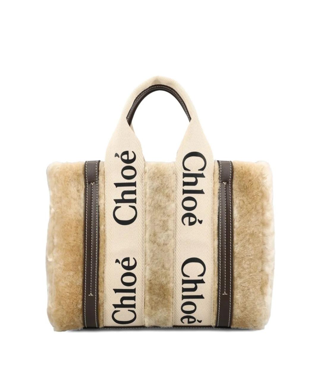 CHLOE Бежевая сумка тоут, фото 2
