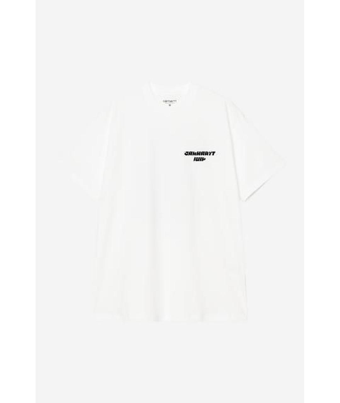CARHARTT WIP Белая хлопковая футболка, фото 3