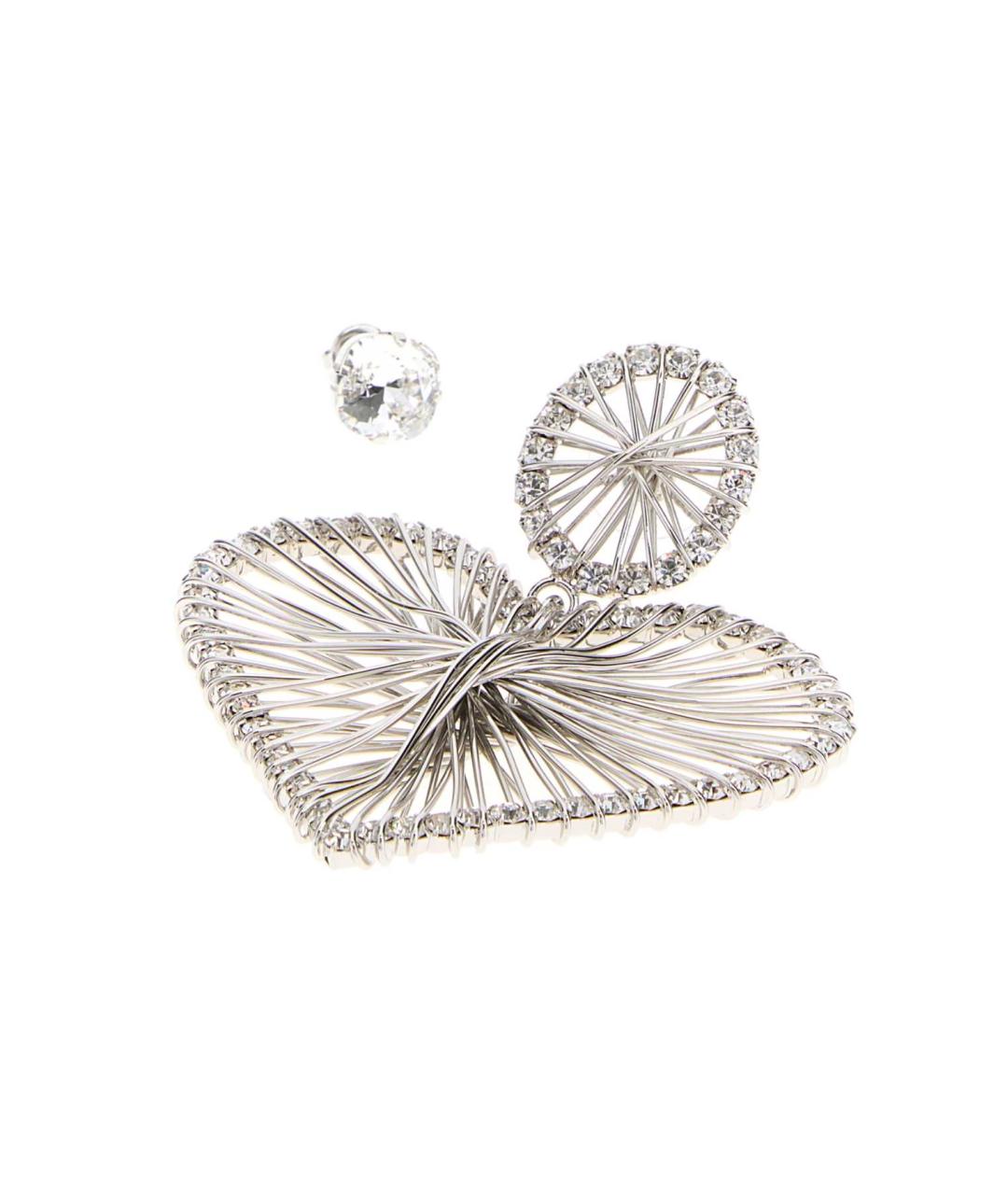 ISABEL MARANT Серебряные металлические серьги, фото 2