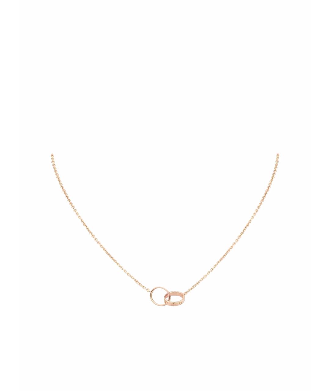 CARTIER Колье из розового золота, фото 1