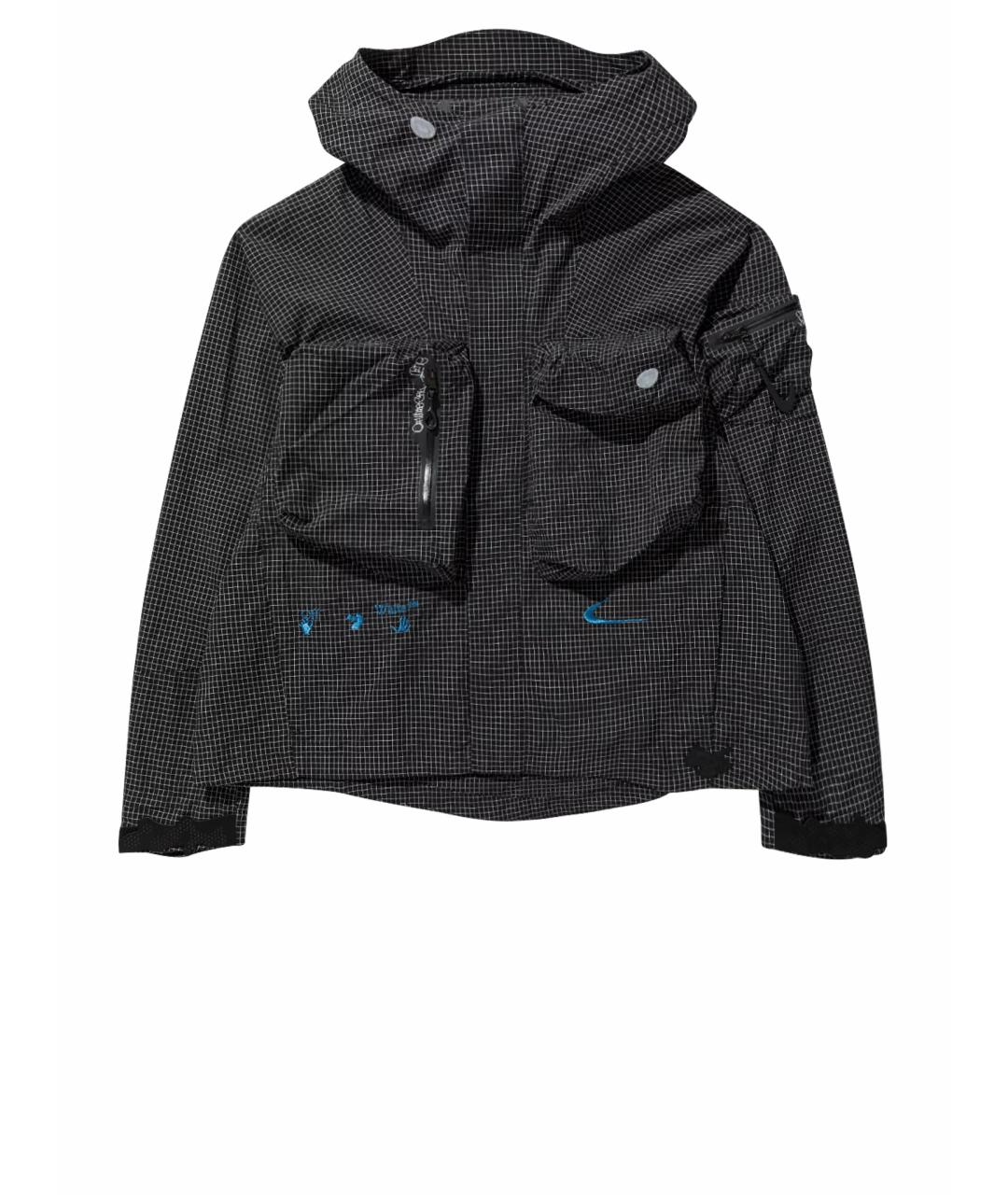 NIKE X OFF-WHITE Черная полиамидовая куртка, фото 1