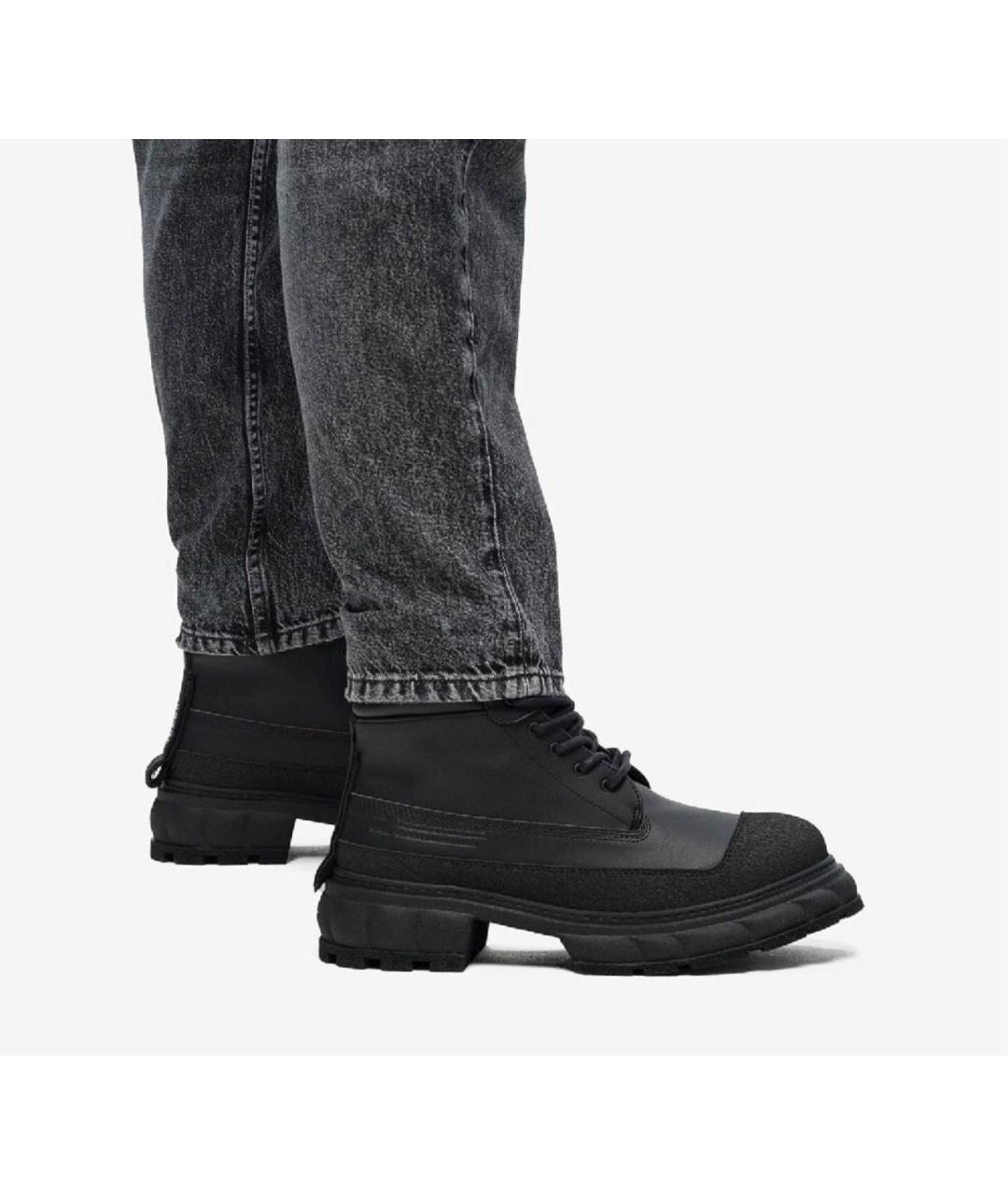 TIMBERLAND Черные резиновые высокие ботинки, фото 4