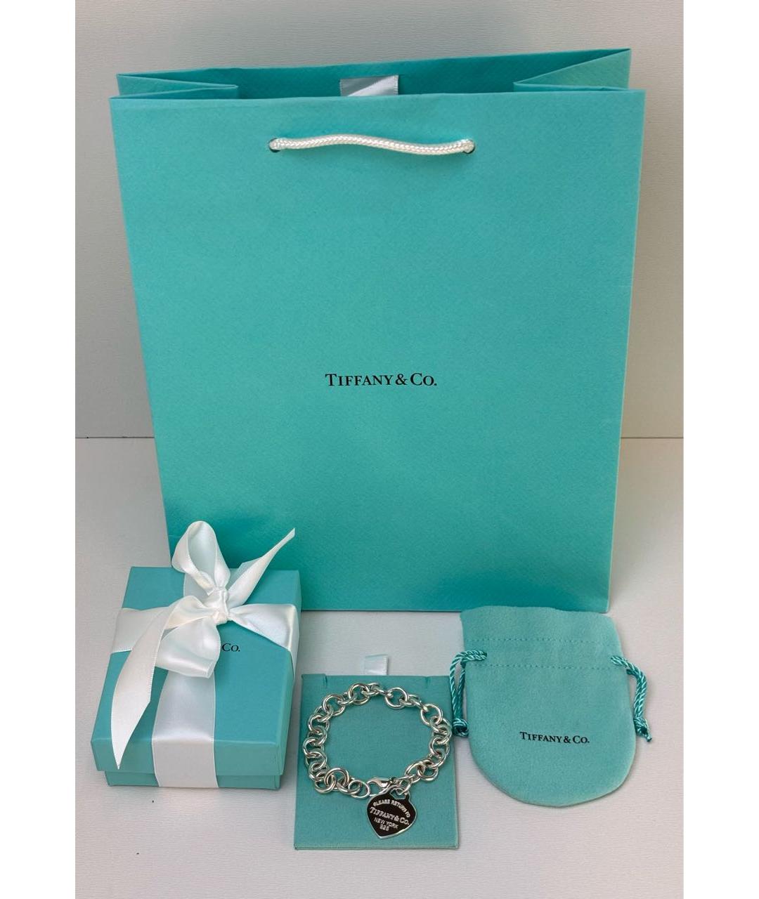 TIFFANY&CO Серебрянный серебряный браслет, фото 2