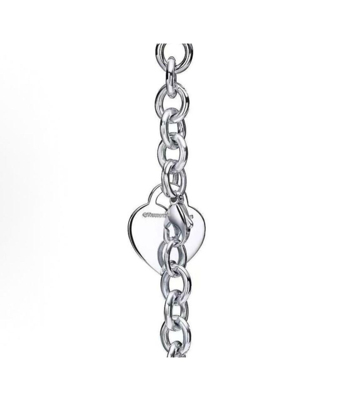 TIFFANY&CO Серебрянный серебряный браслет, фото 4