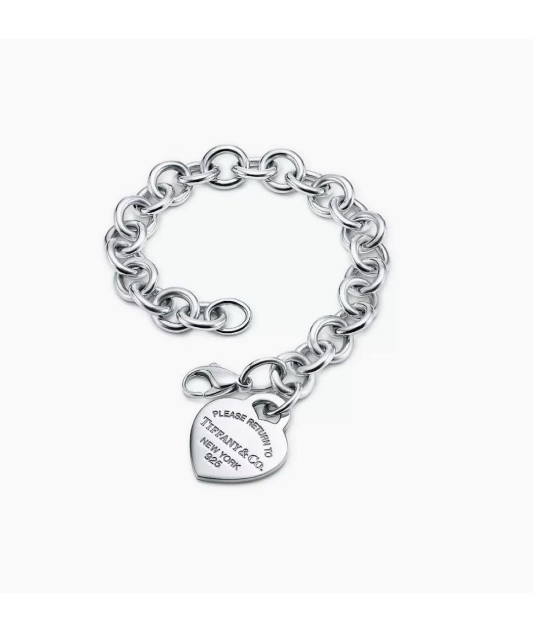 TIFFANY&CO Серебрянный серебряный браслет, фото 7