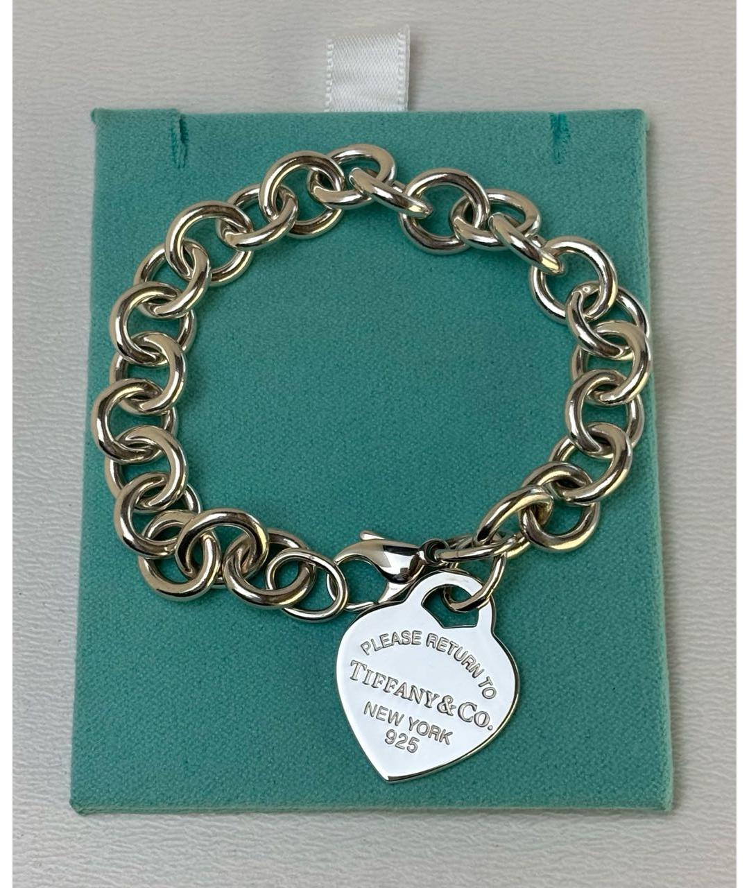 TIFFANY&CO Серебрянный серебряный браслет, фото 3