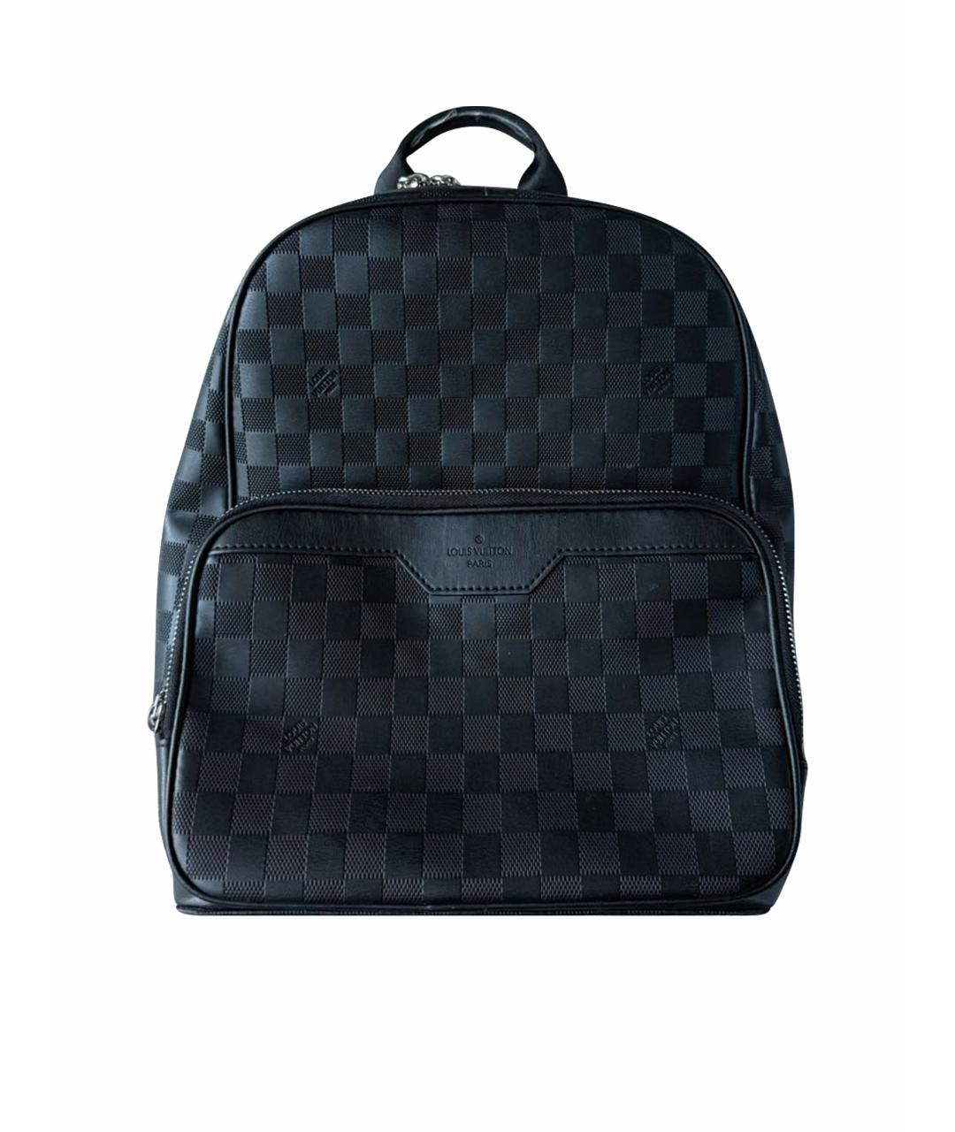 LOUIS VUITTON Черный кожаный рюкзак, фото 1