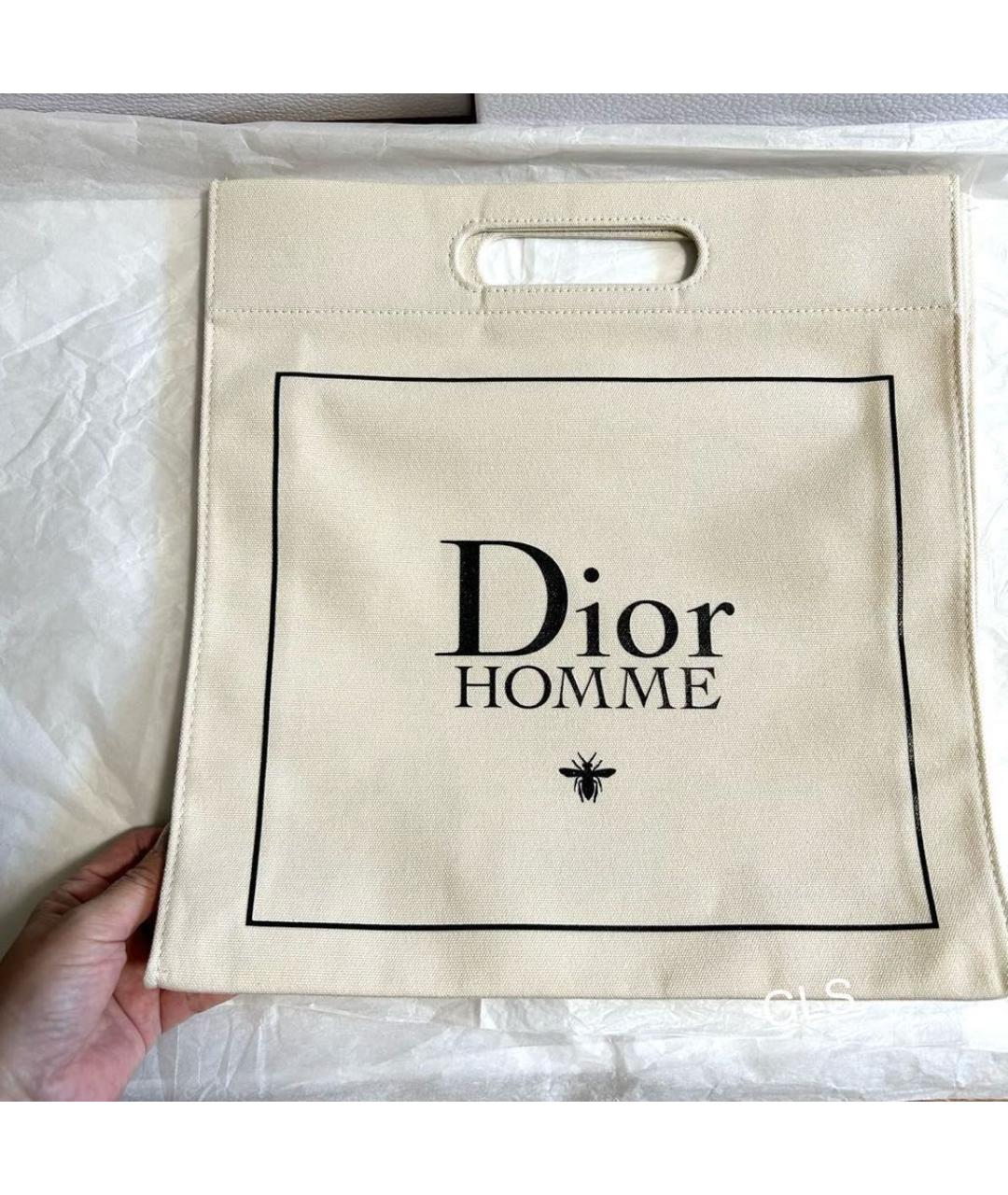CHRISTIAN DIOR Бежевая сумка тоут, фото 2